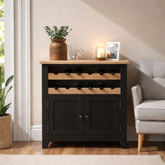 Mueble bar de madera