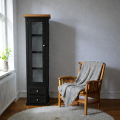 Vitrina Alta de madera Slim