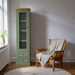 Vitrina Alta de madera Slim