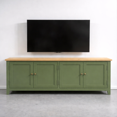 Rack tv de madera 4 puertas