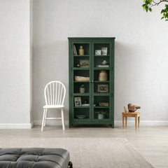 Vitrina Vintage de madera con Vidrios