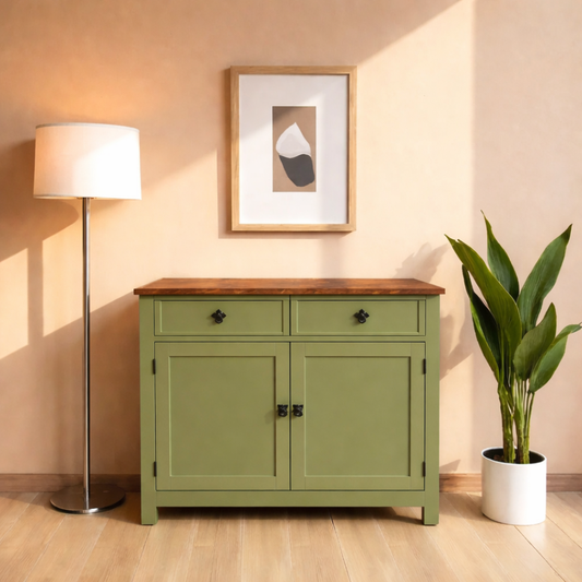 Buffet de madera rústico