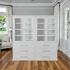 Vitrina de madera modular Doble