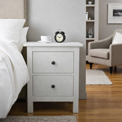 Velador de madera 2 cajones