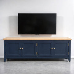 Rack tv de madera 4 puertas