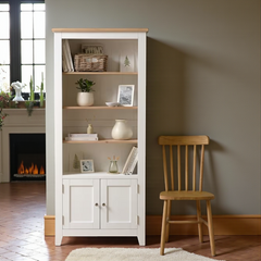 Vitrina de madera Alaia 80X35X180