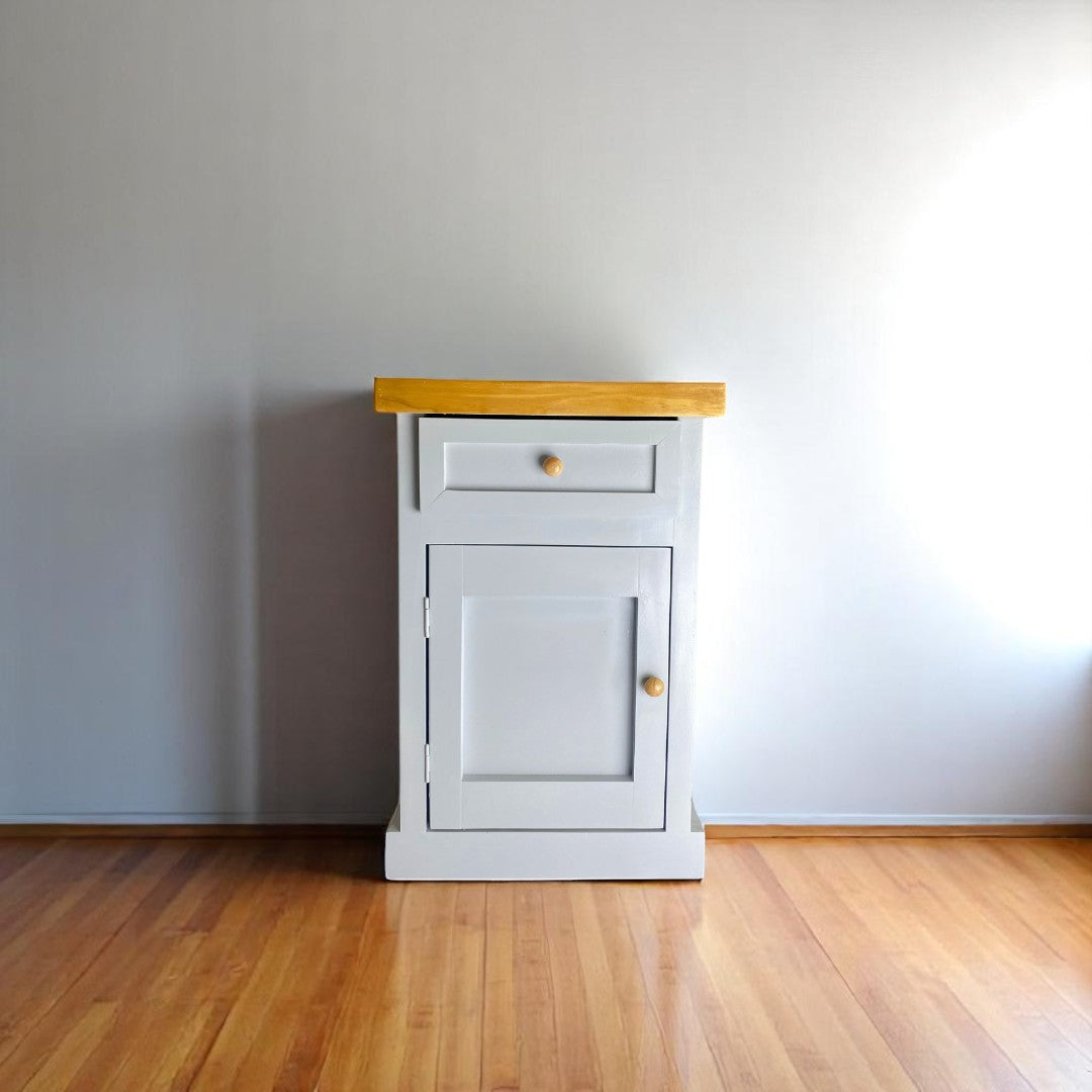 Par de Velador de Madera rústico