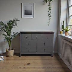 Cómoda de Madera 7 cajones 110x40x80