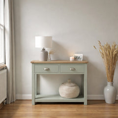 Arrimo vintage de madera 2 cajones