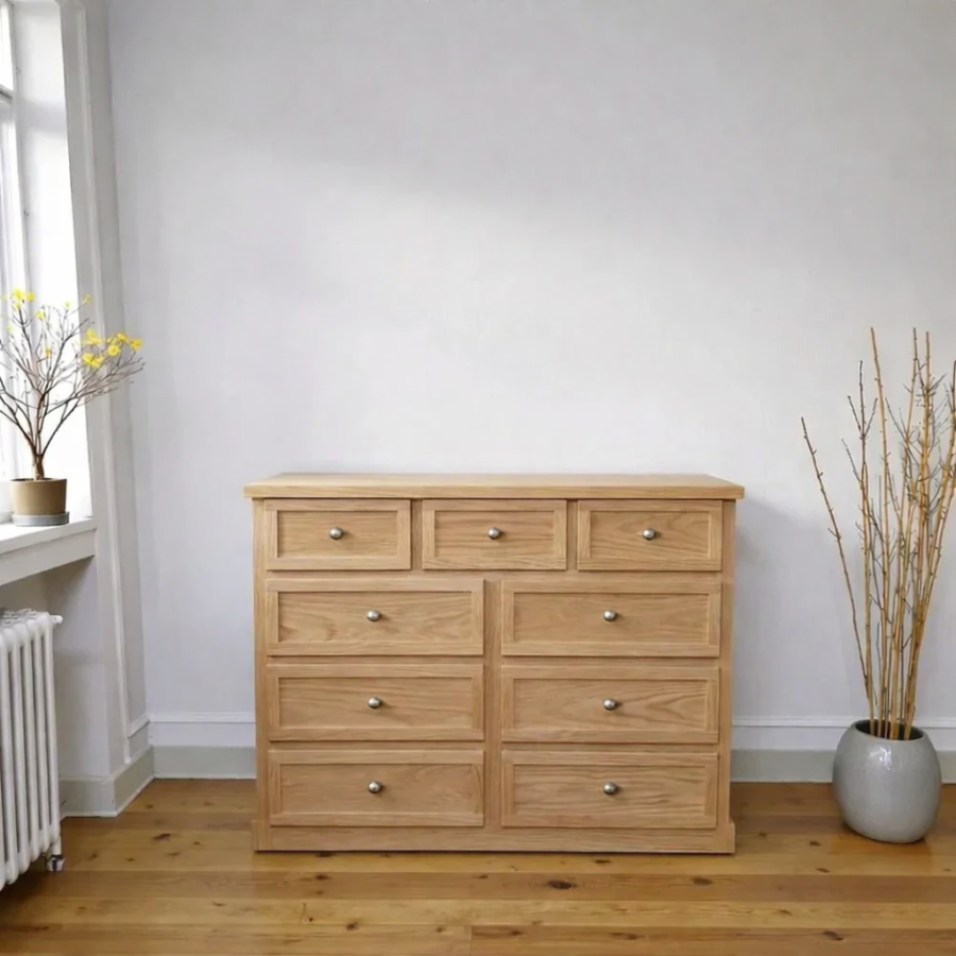 Cómoda de Madera 9 cajones