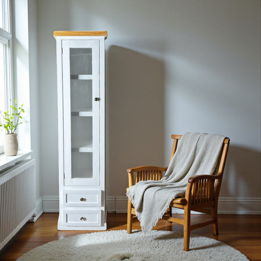 Vitrina Alta de madera Slim