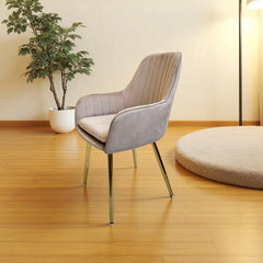 Sitial poltrona terciopelo patas doradas