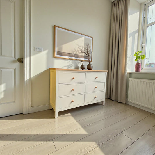 Cómoda de madera con 6 cajones Quilpué