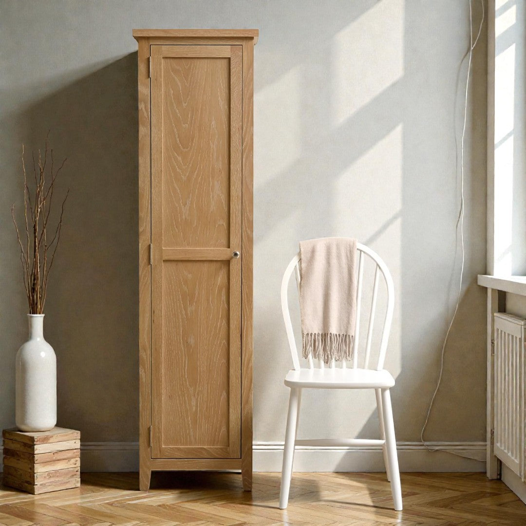 Zapatero Alto Vintage de Madera de Pino 180x40x50