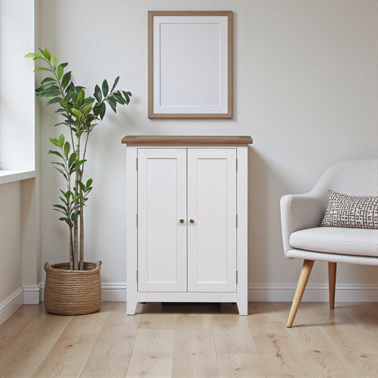 Zapatero Vintage de Madera con repisas