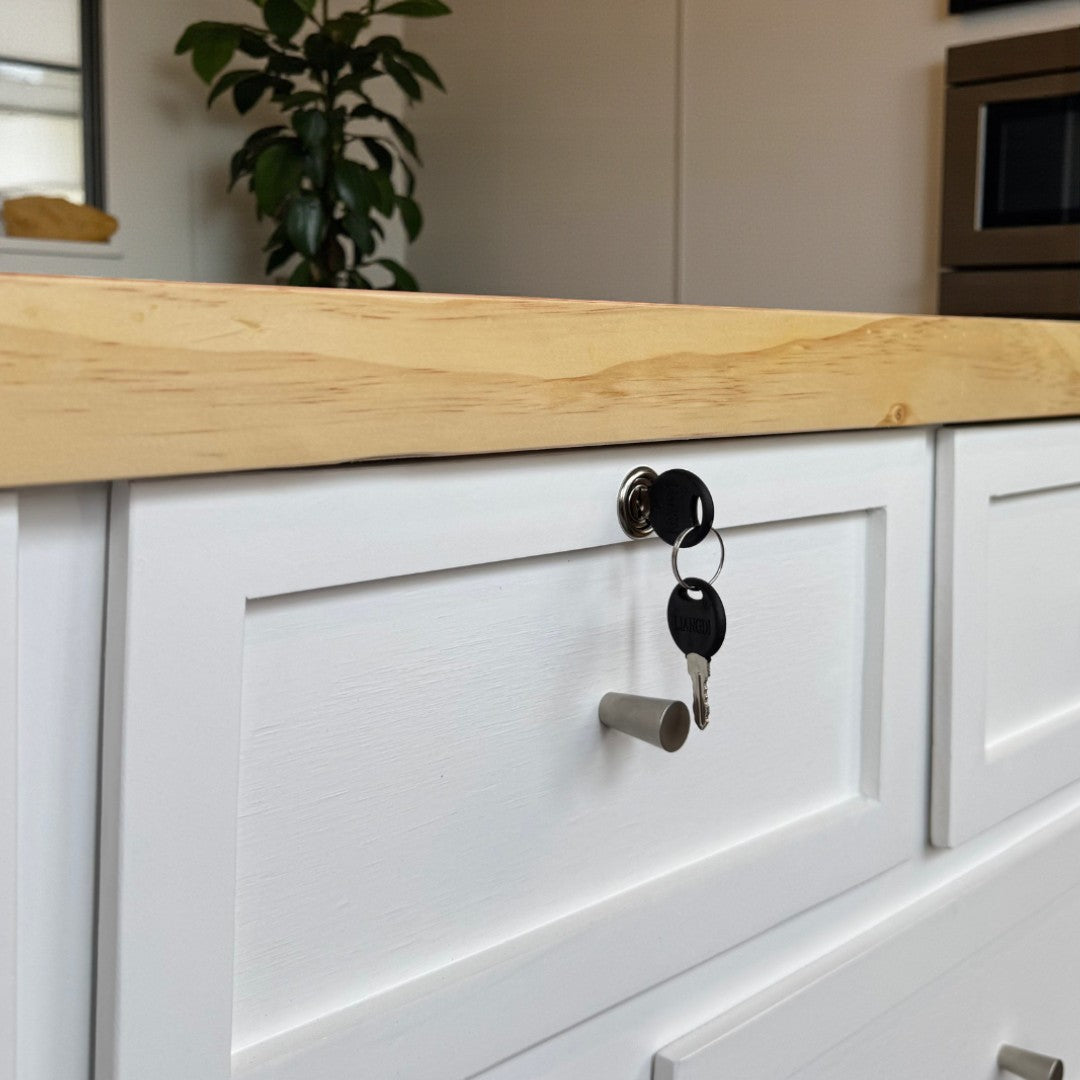 Cómoda de Madera 9 cajones 120x40x90