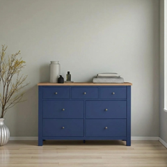 Cómoda de madera 7 cajones