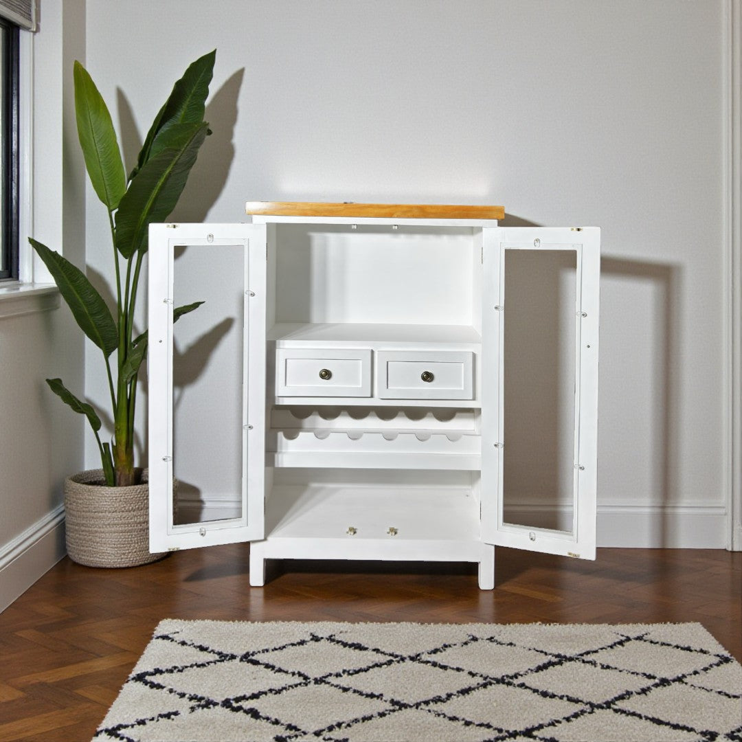 Mini Vitrina Bar de madera