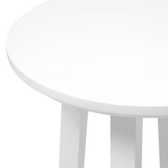 Mesa Lateral de madera Redonda 35x35x55