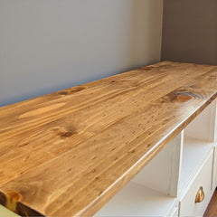 Rack de TV de Madera 3 cajones 130x40x55