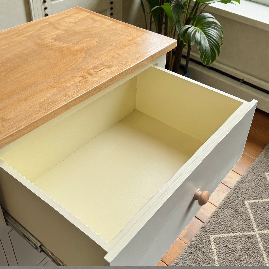 Cómoda de madera con 6 cajones Quilpué 120x40x80