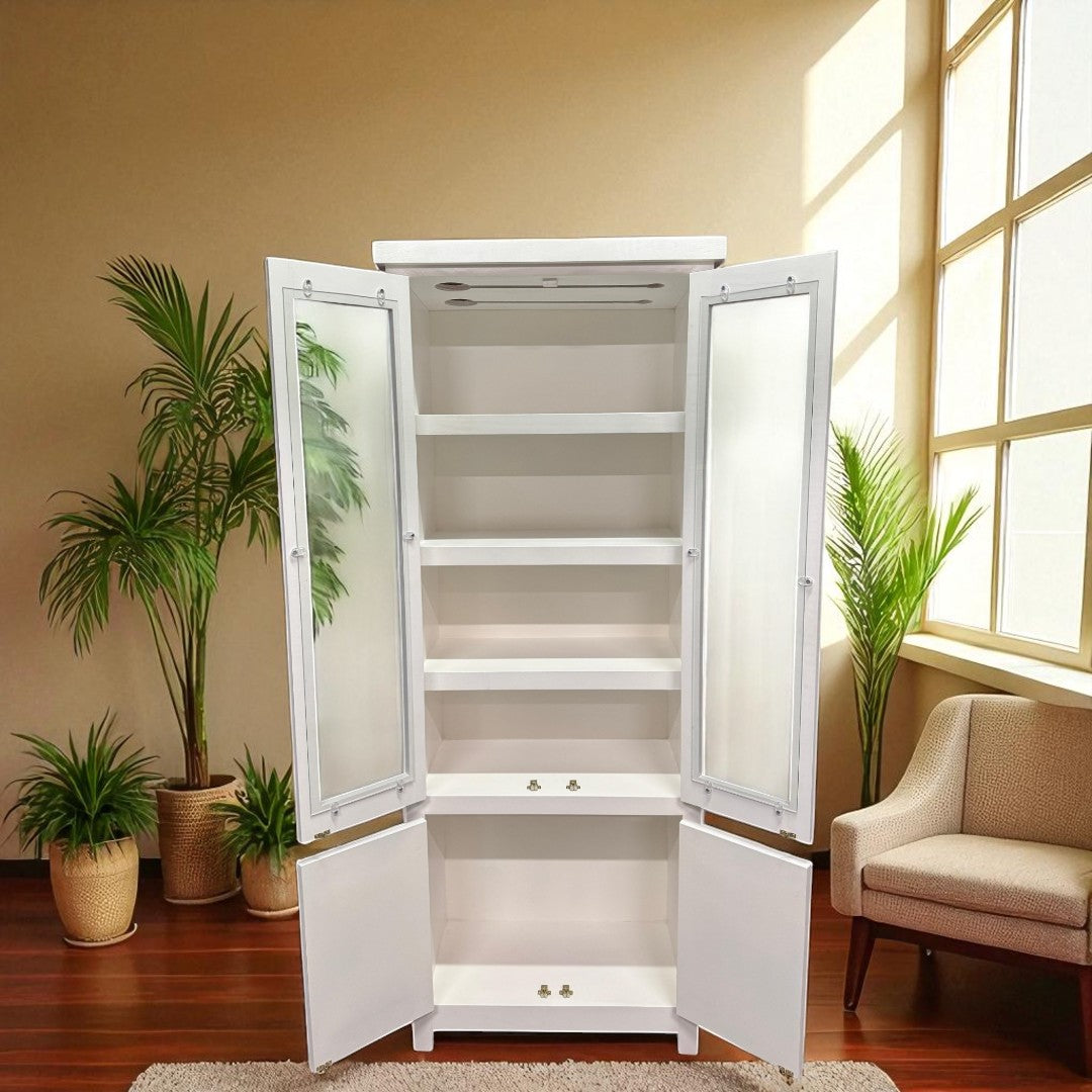 Vitrina de madera Retro S