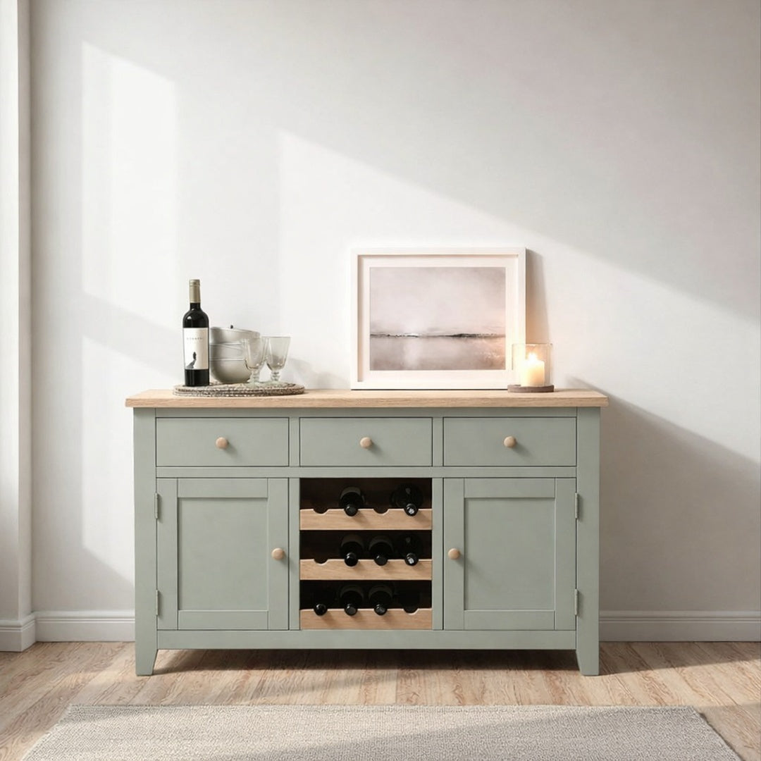 Buffet Mueble bar de madera estilo nórdico