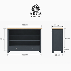Arrimo de madera Minimalista