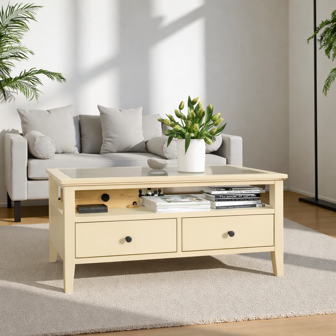 Mesa de Centro Nordik View de vidrio