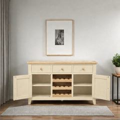 Buffet Mueble bar de madera estilo nórdico