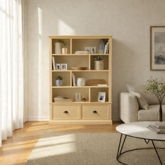 Librero de madera con Estantería Retro