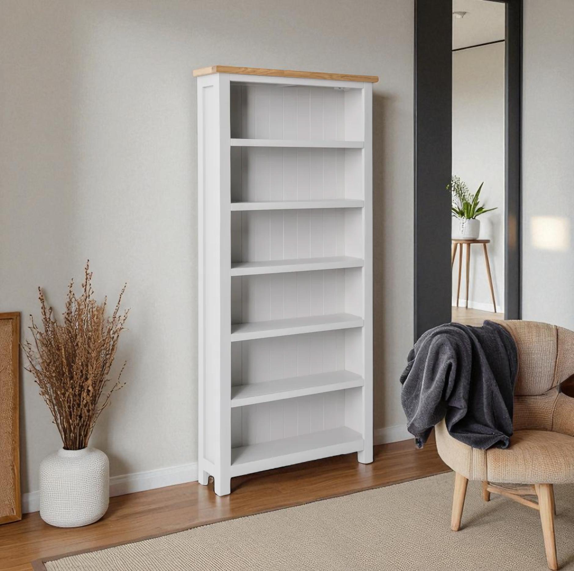 Biblioteca de madera 80x22x180