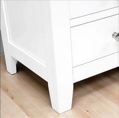 Velador de madera 3 cajones 45x40x60