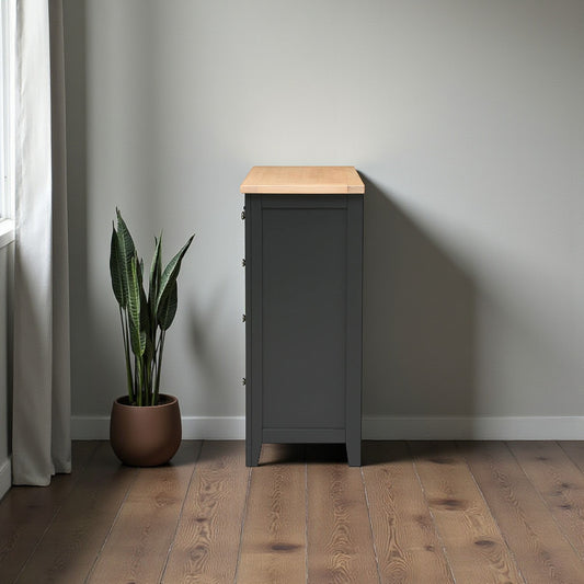 Cómoda de Madera de 5 Cajones