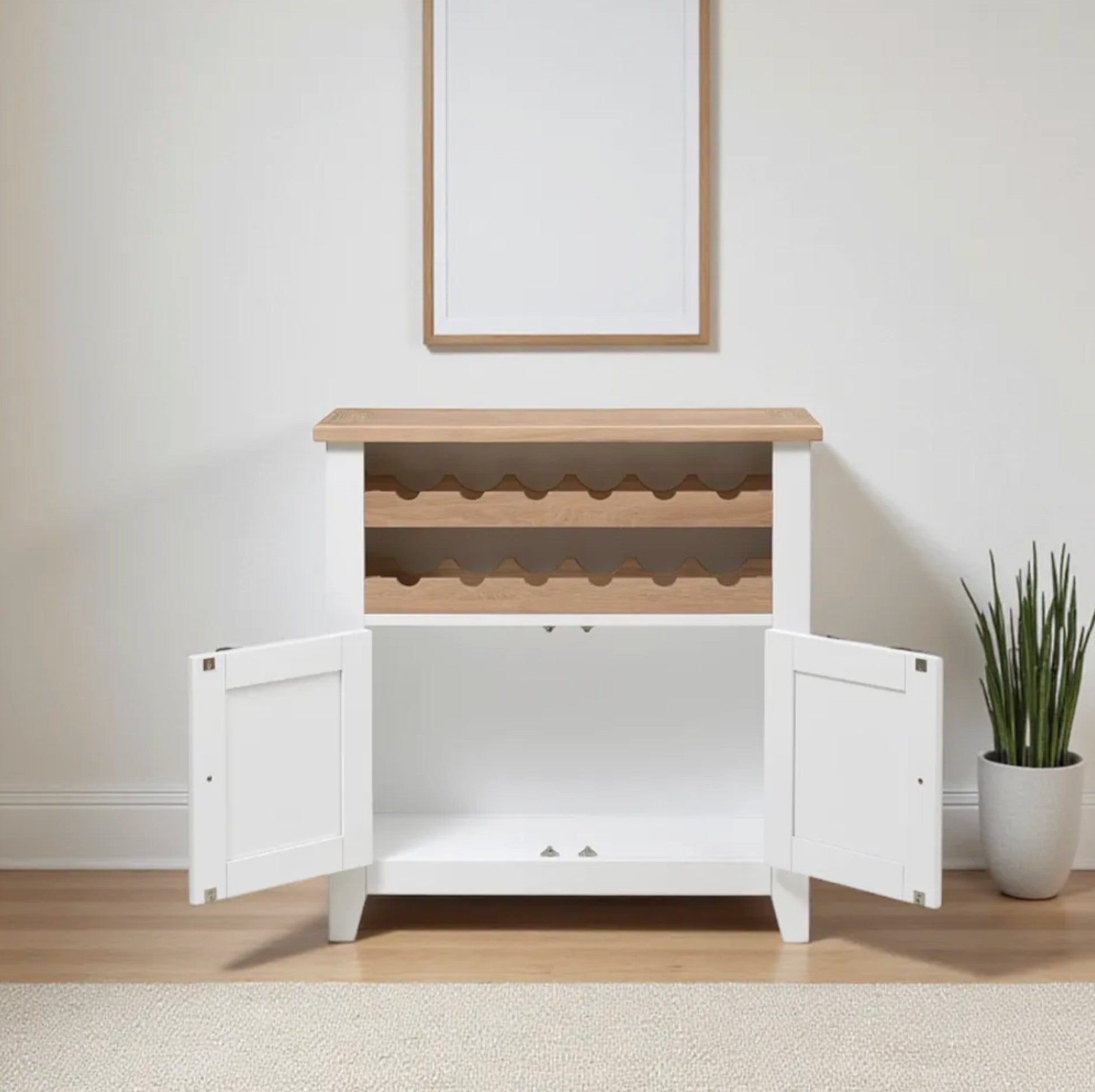 Mueble bar de madera