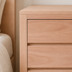 Cómoda "Puelo" 5 Cajones – Mueble de Lenga con Distribución Asimétrica para Dormitorio Contemporáneo