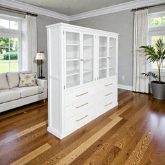 Vitrina de madera modular Doble