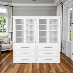 Vitrina de madera modular Doble