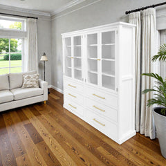 Vitrina de madera modular Doble