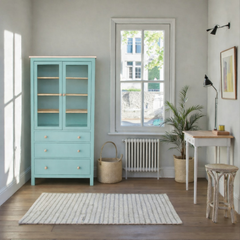 Vitrina de madera Vintage