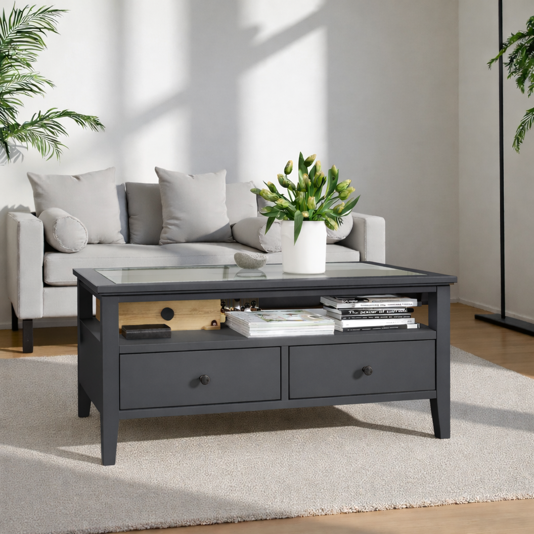 Mesa de Centro Nordik View de vidrio