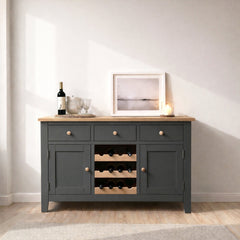 Buffet Mueble bar de madera estilo nórdico