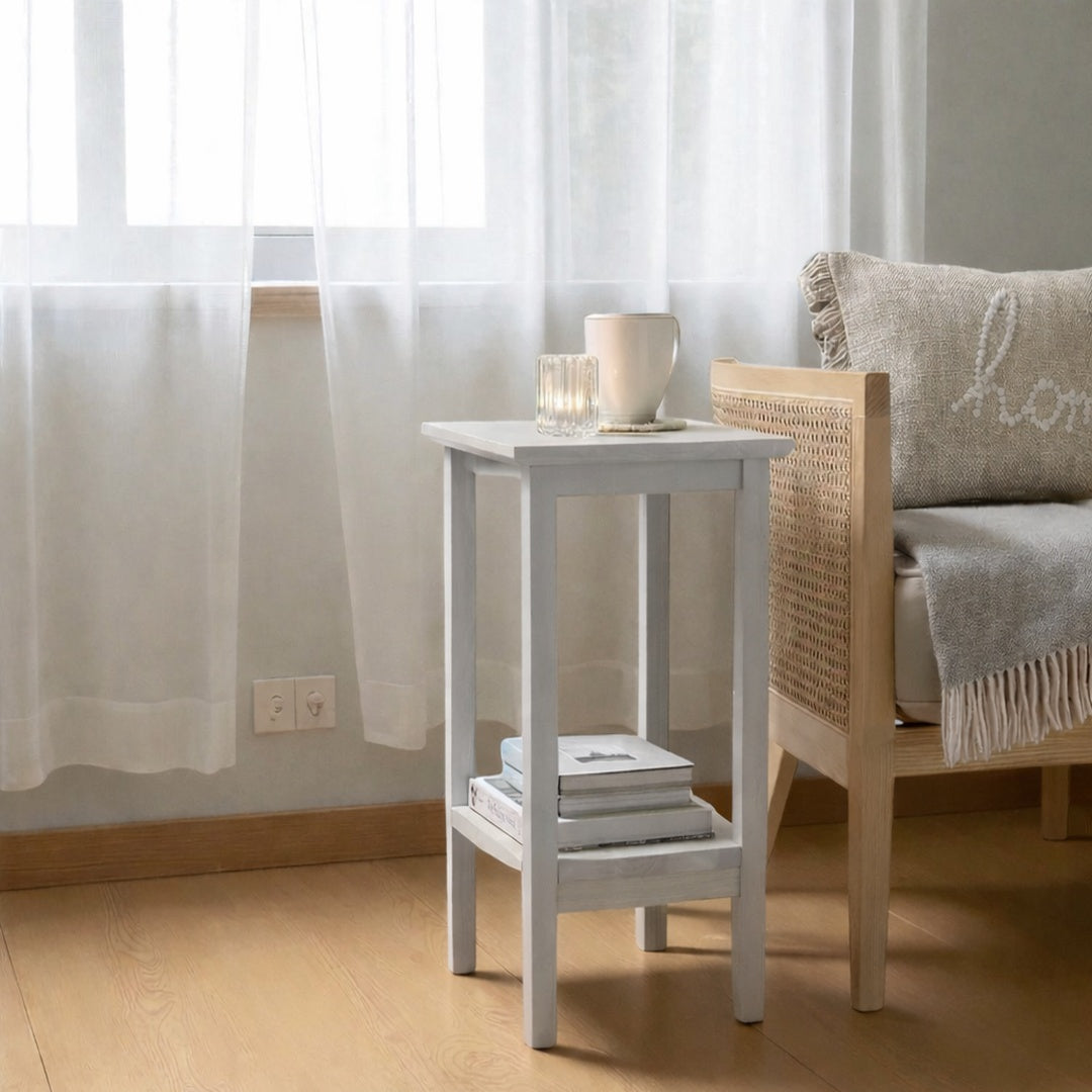 Mesa de centro de madera modelo clásica