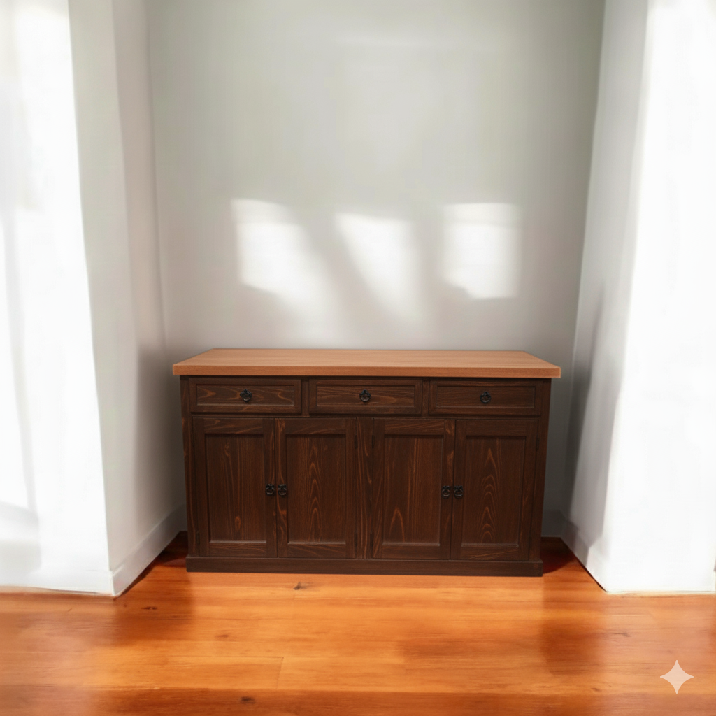 Buffet de madera Cerrado Ethan 150x40x90