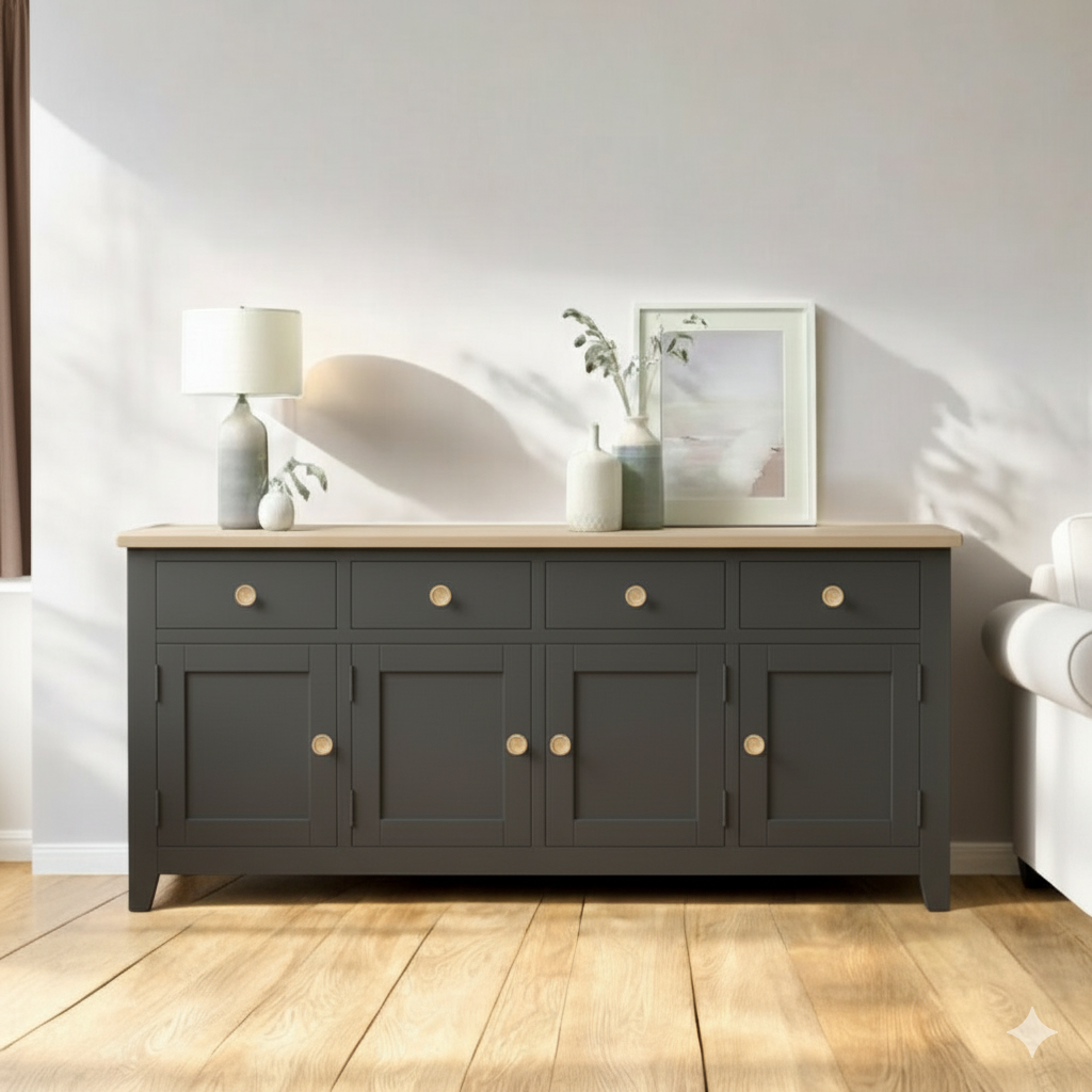 Buffet de madera XL 180x45x80