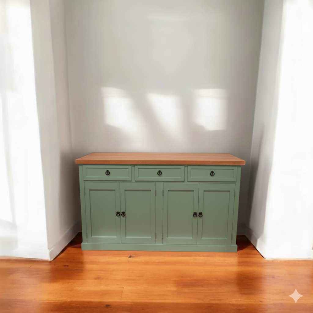 Buffet de madera Cerrado Ethan 150x40x90