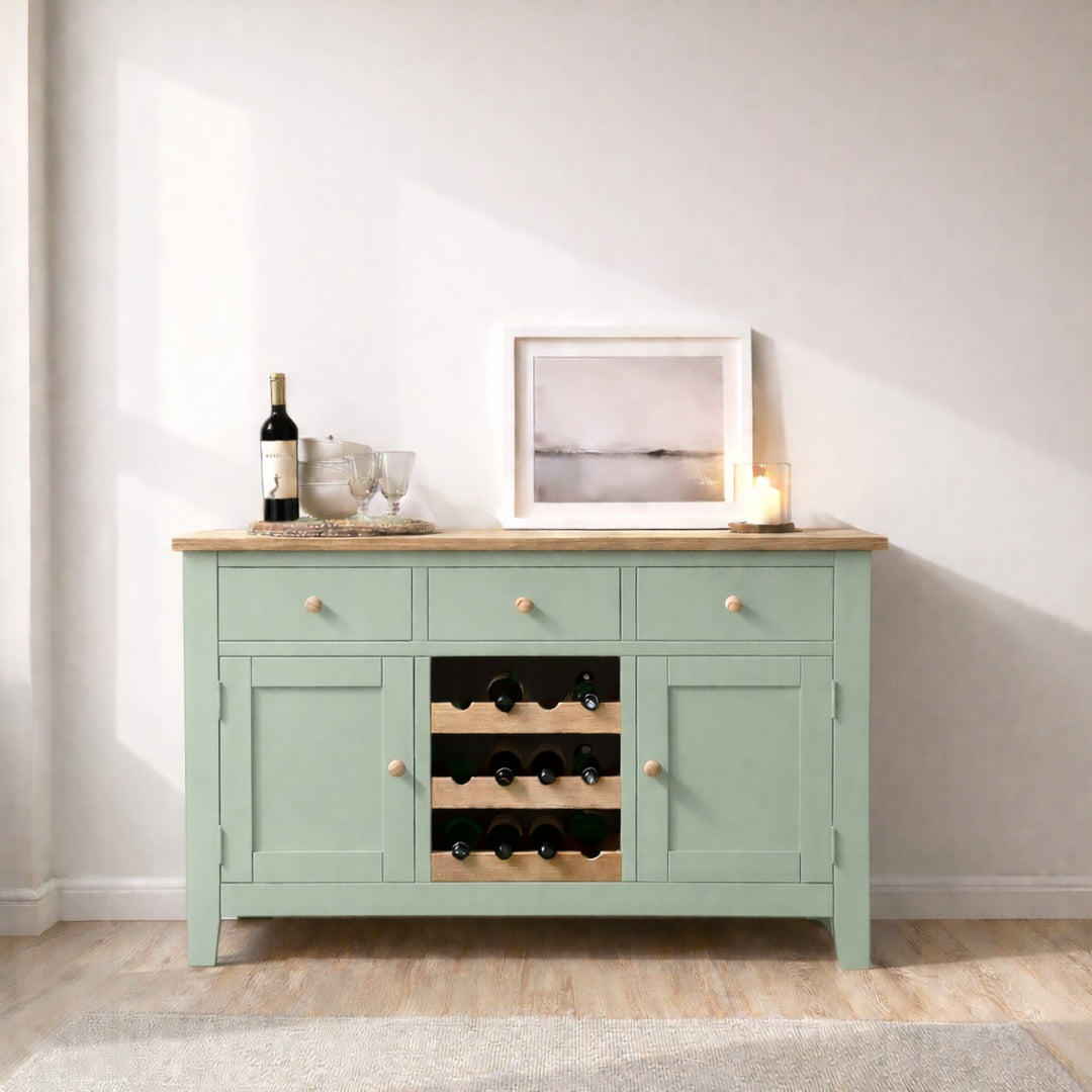 Buffet Mueble bar de madera estilo nórdico