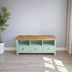 Rack de TV de Madera 3 cajones