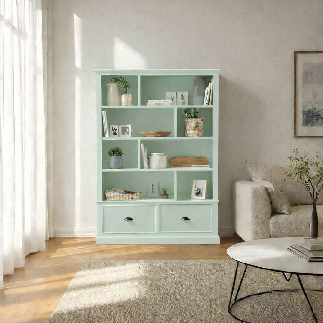 Librero de madera con Estantería Retro