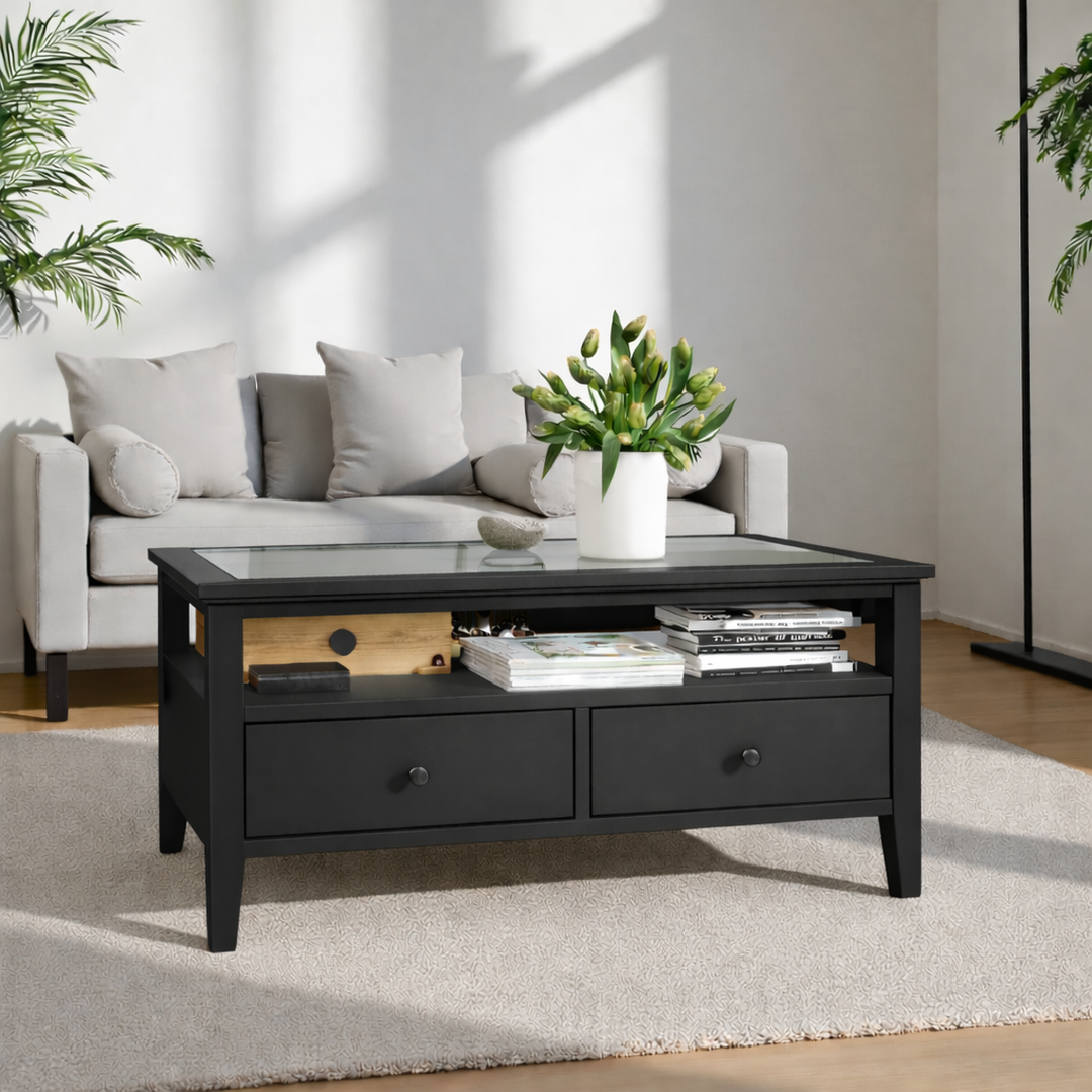 Mesa de Centro Nordik View de vidrio